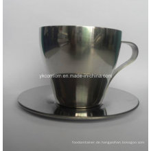 300ml Edelstahl Kaffeebecher Set